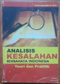 Analisis Kesalahan Berbahasa Indonesia Teori dan Praktik